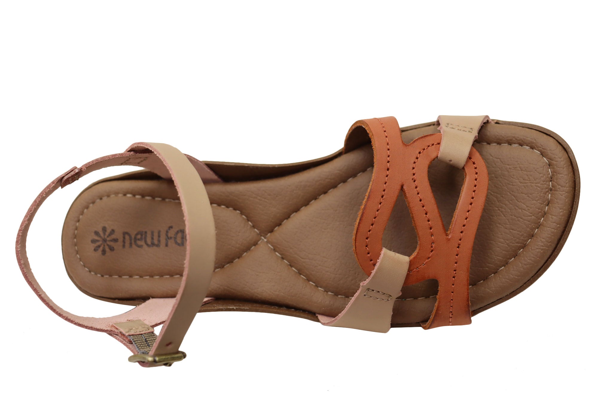 Leni Women's Comfortable Leather Sandals - Handmade in Brazil - Perfect for Summer, Beach & Casual Outings