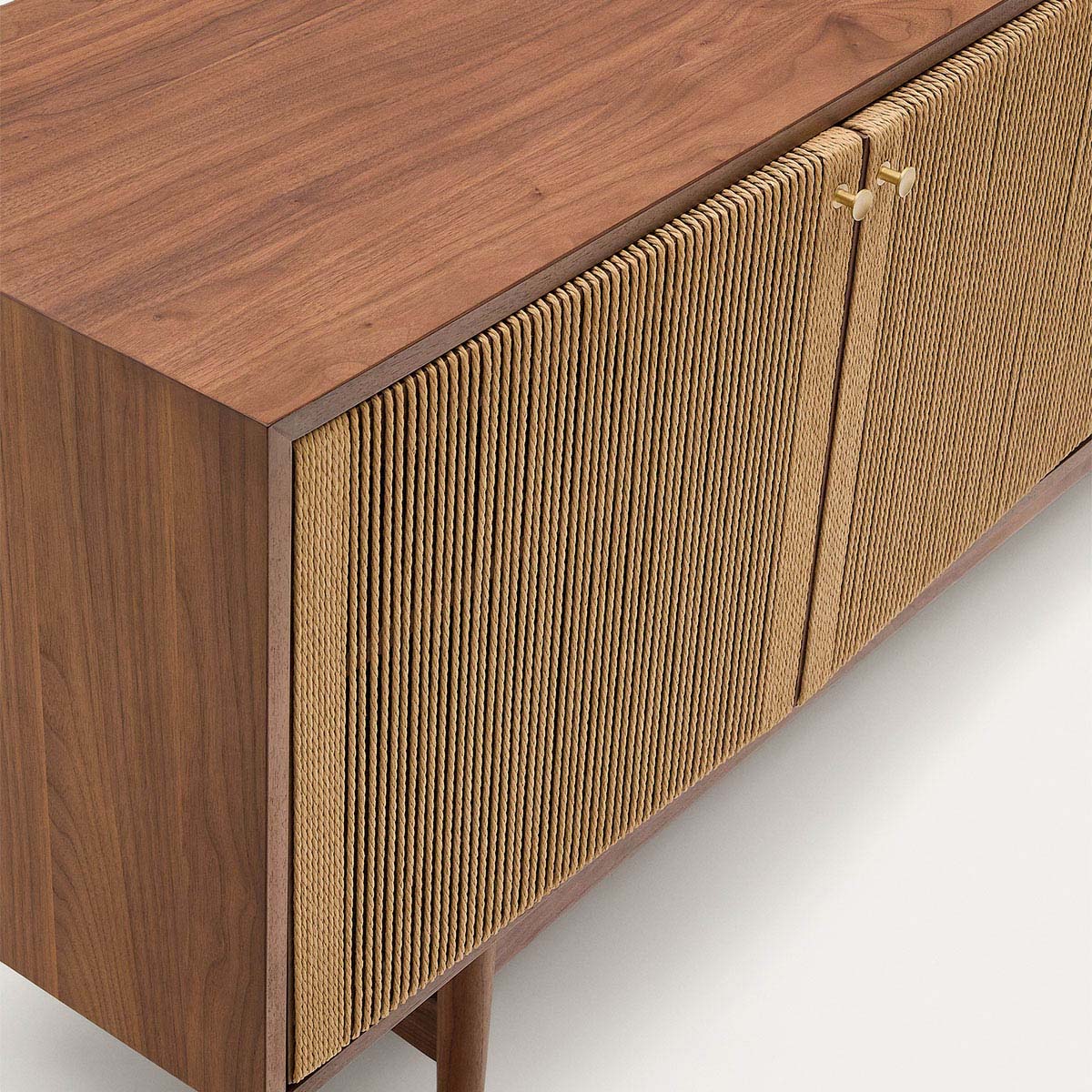 Kave Home Elan Sideboard - Modern Wood Buffet Cabinet with 2 Doors & 4 Drawers - Stylish Storage for Dining Room, Living Room or Entryway