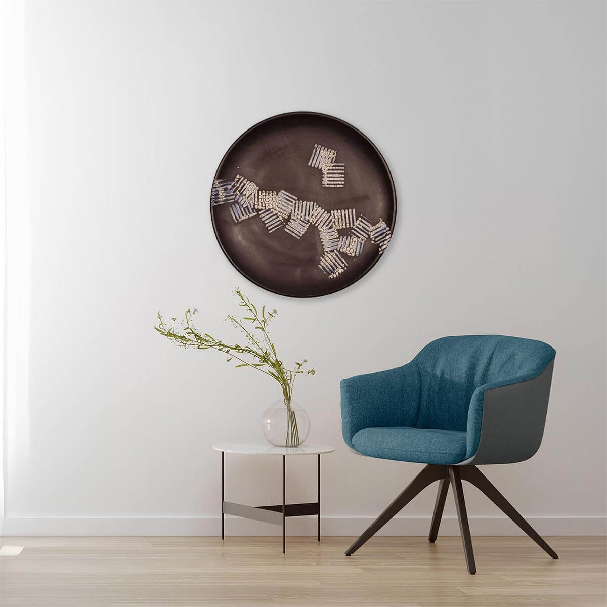 Handmade Terracotta Glazed Sculpture - Unique Ceramic Art Decor for Home, Office & Garden - Perfect for Indoor & Outdoor Display
