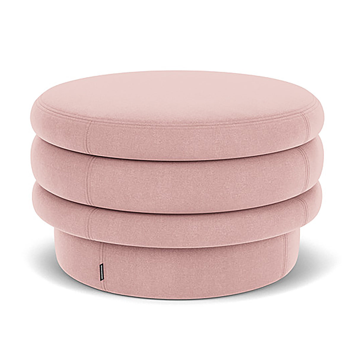 Honey Fabric Storage Ottoman with Tufted Top - Stylish Footrest, Coffee Table & Extra Seating for Living Room, Bedroom & Nursery