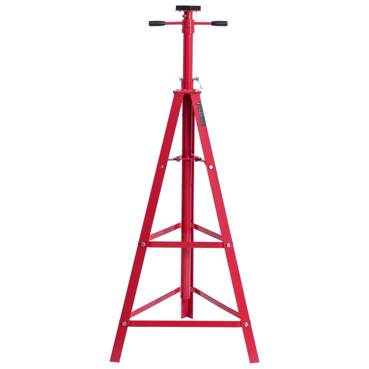 2 Ton Under Hoist Tripod Stand - Heavy Duty Steel High Lift Jack Support for Vehicle Maintenance & Auto Repair | Garage & Workshop Use