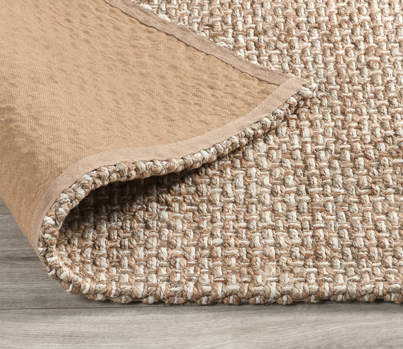 Classic Home Panama Bold Stripe Natural Jute Area Rug - Soft & Durable Handwoven Floor Covering for Living Room, Bedroom, or Dining Room Decor