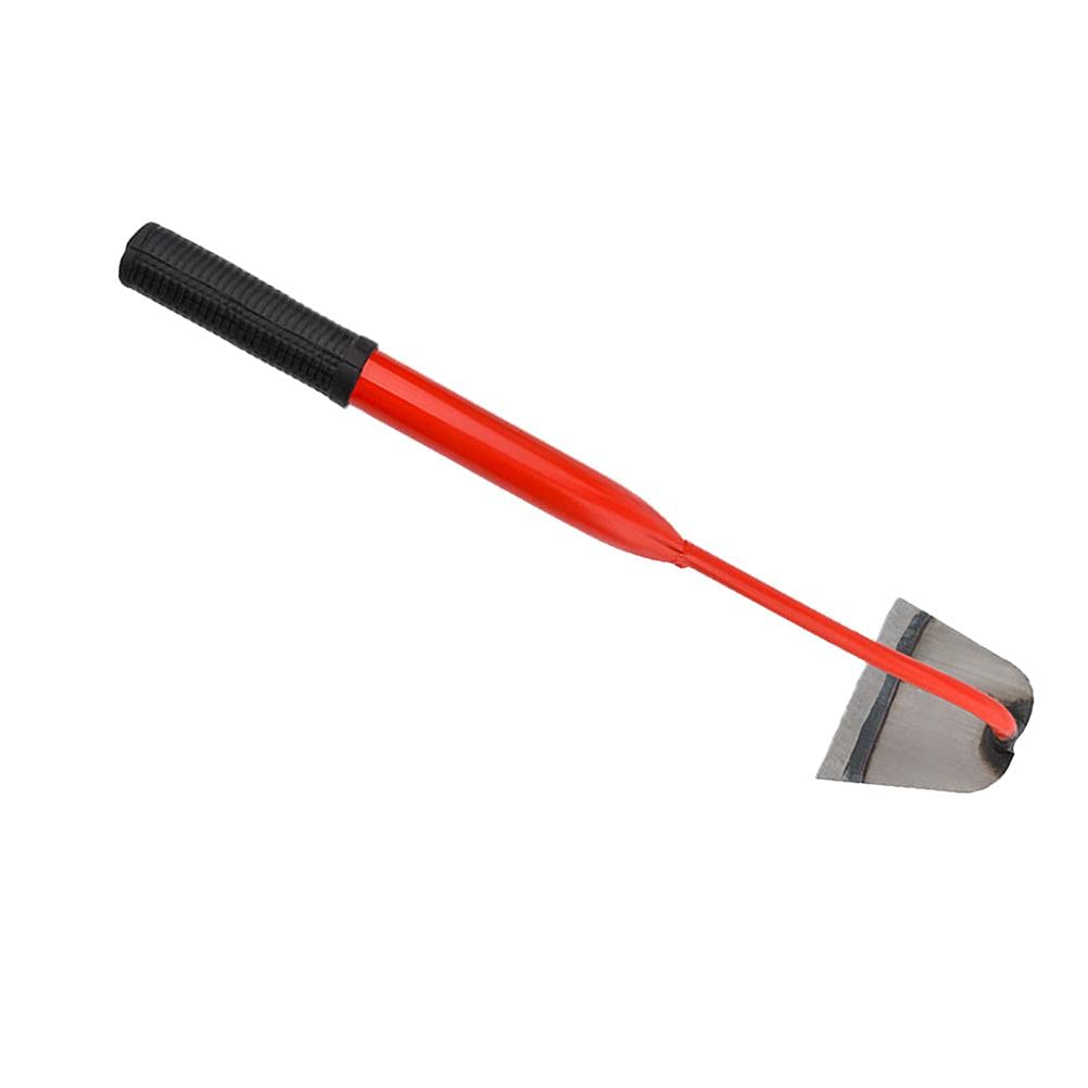 Shiker Gardening Hand Tools Set - Heavy Duty Steel Hoe, Shovel & Weed Puller with Ergonomic Rubber Handle for Weeding, Loosening Soil | Durable Outdoor Garden Tools for Planting, Landscaping & Yard Work