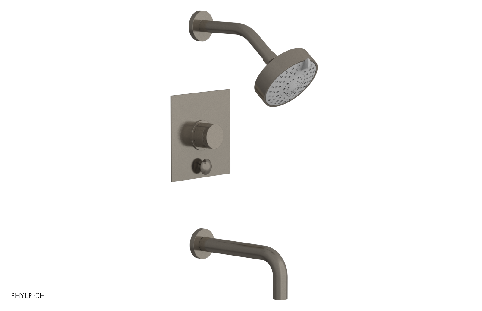 BASIC II Pressure Balance Tub and Shower Faucet Set 230S 26 - Chrome Finish for Bathroom & Shower Installation | Perfect for Modern Home Renovation & Spa-Like Experience