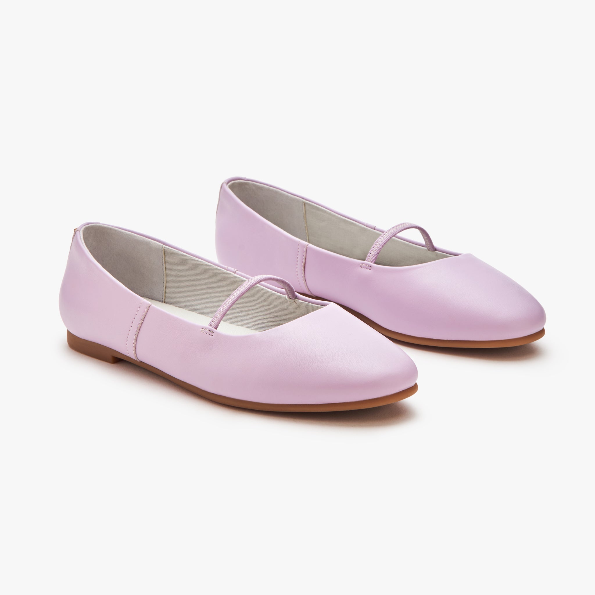 Comfortable Travel Flats for Women - Soft Violet Foldable Ballet Shoes | Perfect for Airports, Walking Tours & Casual Outings