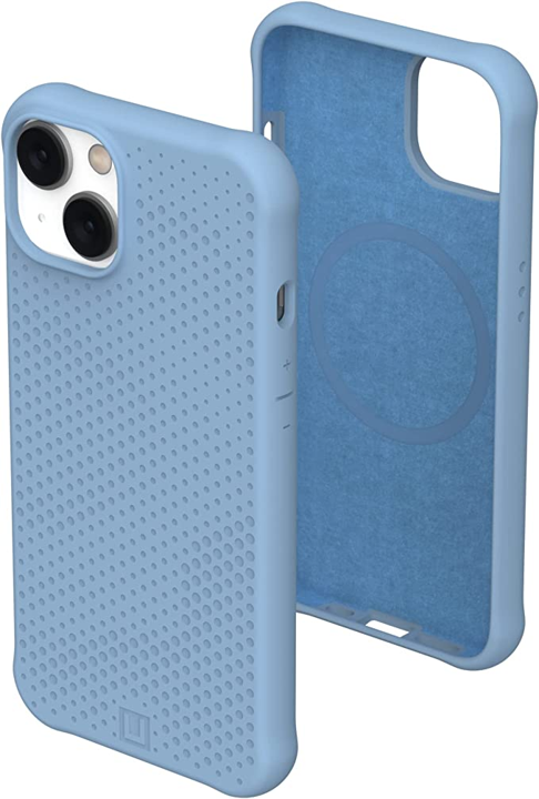 UAG DOT MagSafe Case for iPhone 14 - Light Blue | Protective Phone Cover with Magnetic Alignment | Perfect for Everyday Use, Travel & Outdoor Activities
