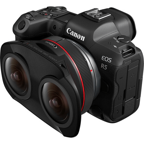 Canon RF 5.2mm f/2.8L Dual Fisheye Lens for 3D VR Photography - Professional 180° VR Lens for Canon Cameras - Perfect for Virtual Reality Content Creation, 360° Videos & Immersive Experiences