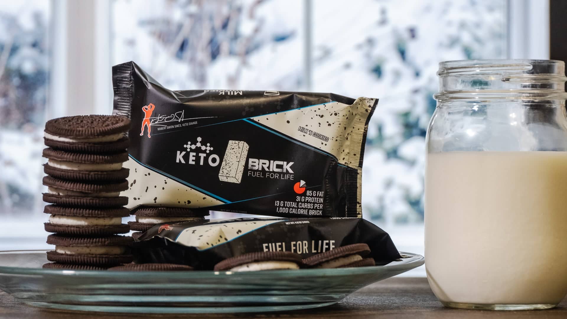 Keto Bricks - Low Carb High Fat Keto Snack Bars for Weight Loss & Energy Boost | Perfect for On-the-Go, Workouts & Keto Diet