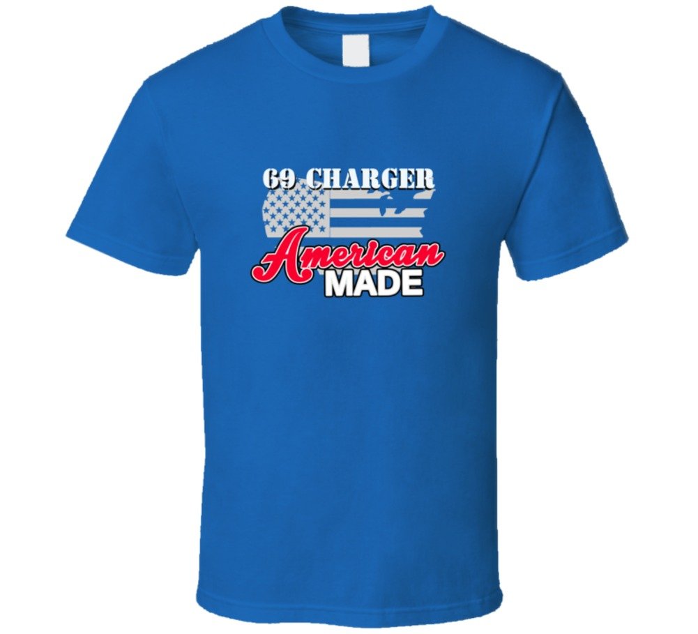 Vintage 1969 Dodge Charger Classic Muscle Car T-Shirt - American Made Retro Tee for Car Enthusiasts & Collectors - Perfect for Casual Wear, Car Shows, and Gifts