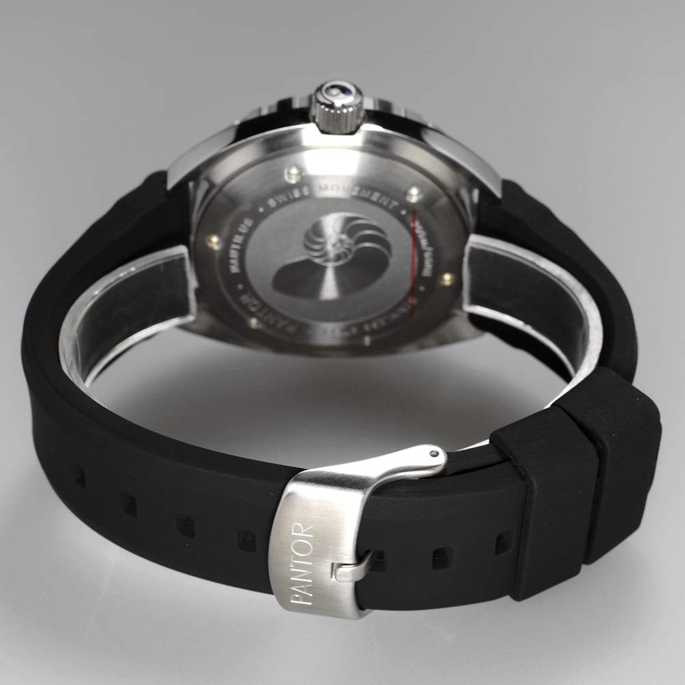 200m Waterproof Automatic Dive Watch for Men - Stainless Steel Case & Rubber Strap - Professional Scuba Diving, Swimming & Outdoor Adventure Gear