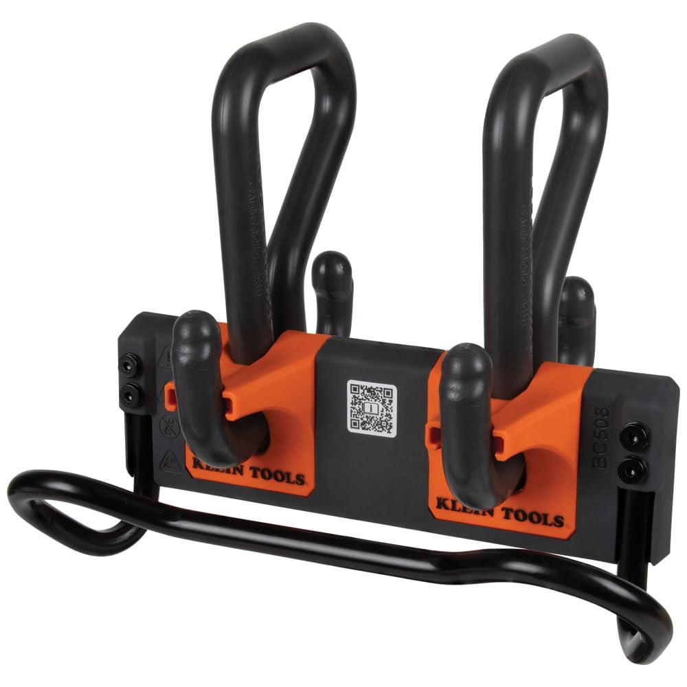 Klein Tools Utility Bar Storage Module with S-Hook - Heavy Duty Garage Organization & Tool Storage Solution for Home, Workshop, and Job Site