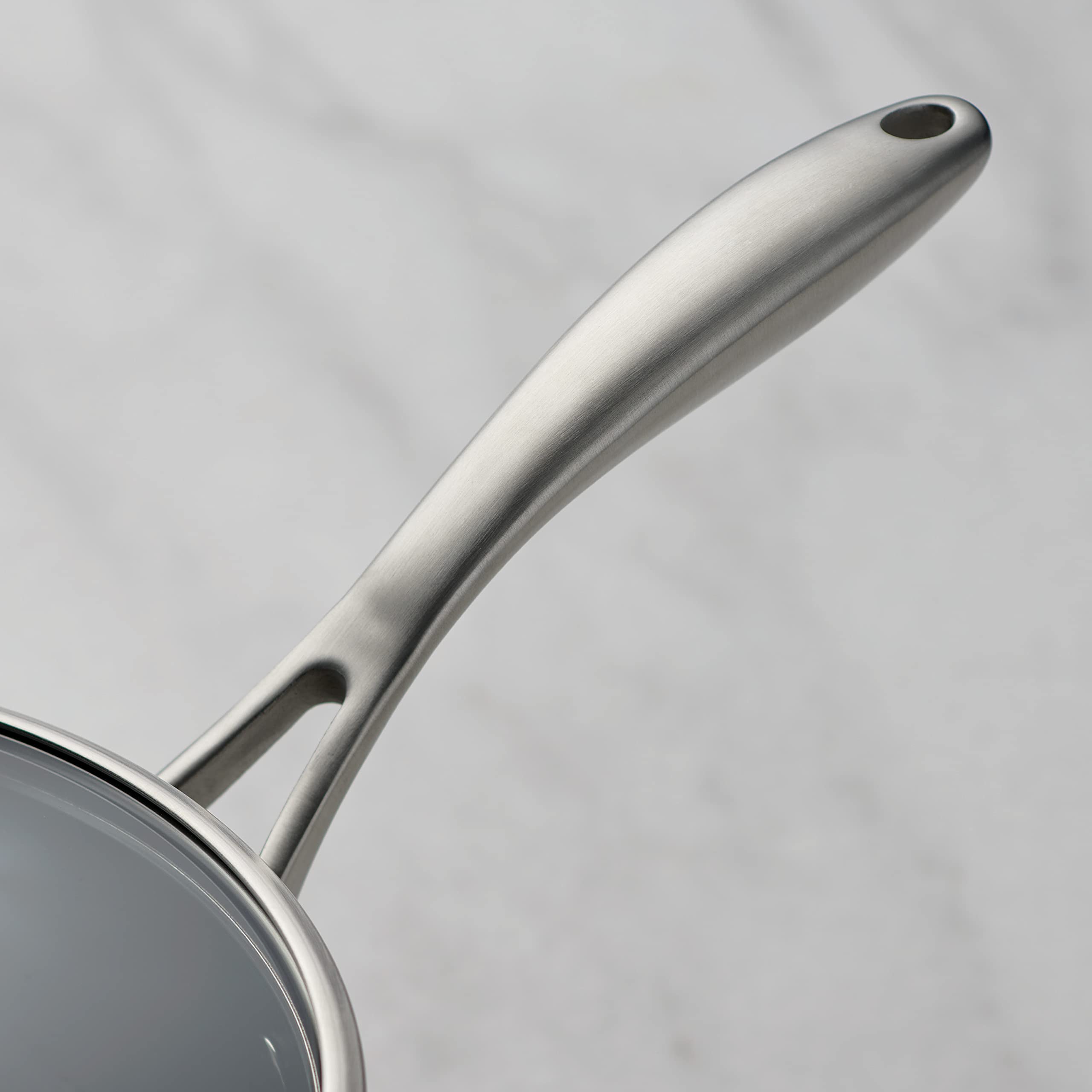 Tramontina 2 Qt Hard Anodized Covered Sauce Pan - Durable Nonstick Cooking Pot for Sauces, Soups & Stews - Perfect for Stovetop & Oven Use