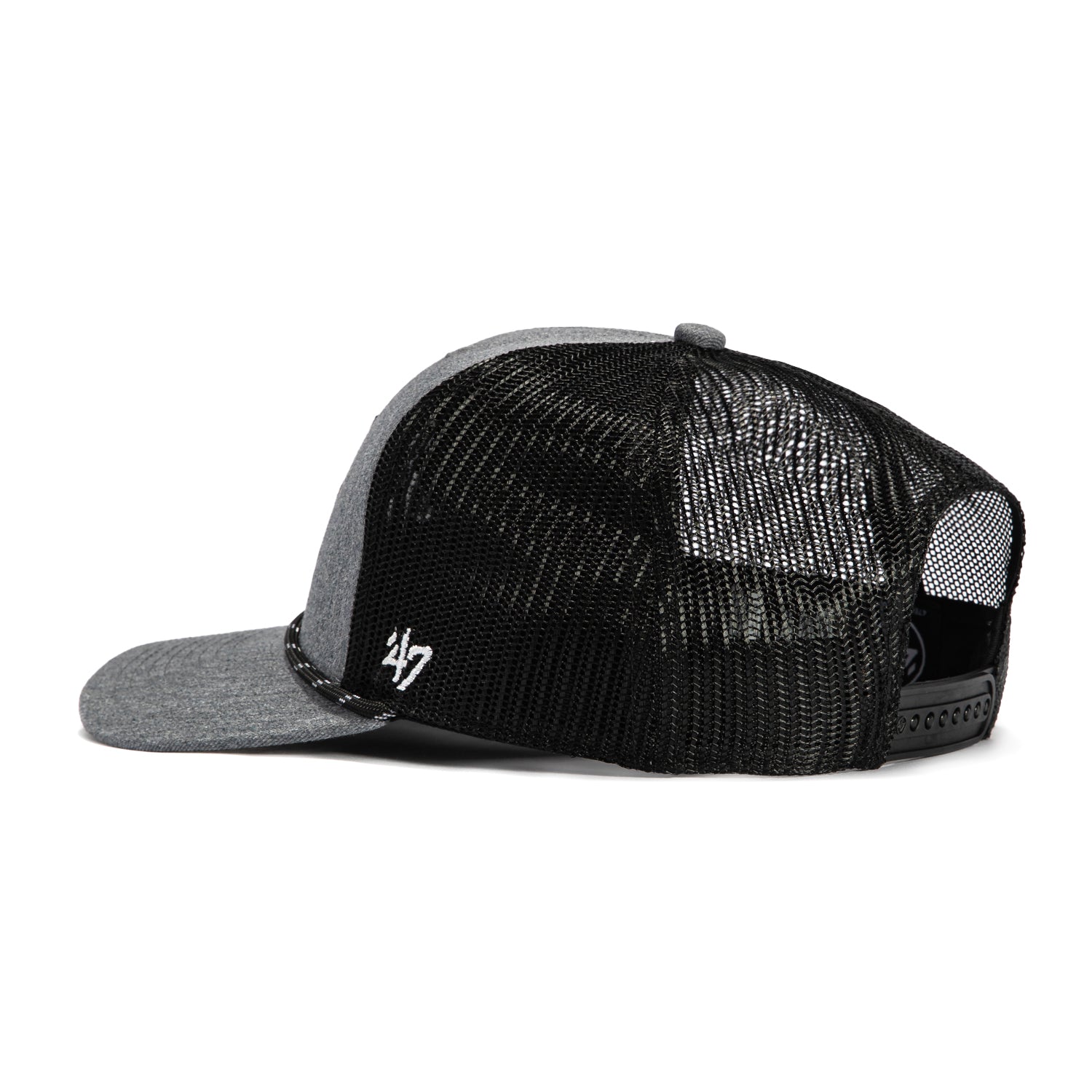 47 Brand Carbon Rope Arizona State Sun Devils Trucker Snapback ASU Hat - Charcoal & Black - Perfect for Game Day, Tailgating & College Fan Gear