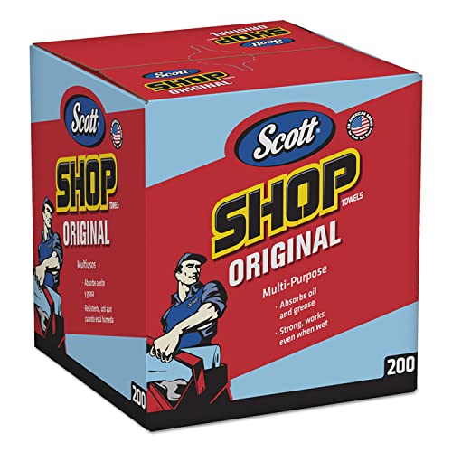 Scott 75190 Blue Shop Towels - 10