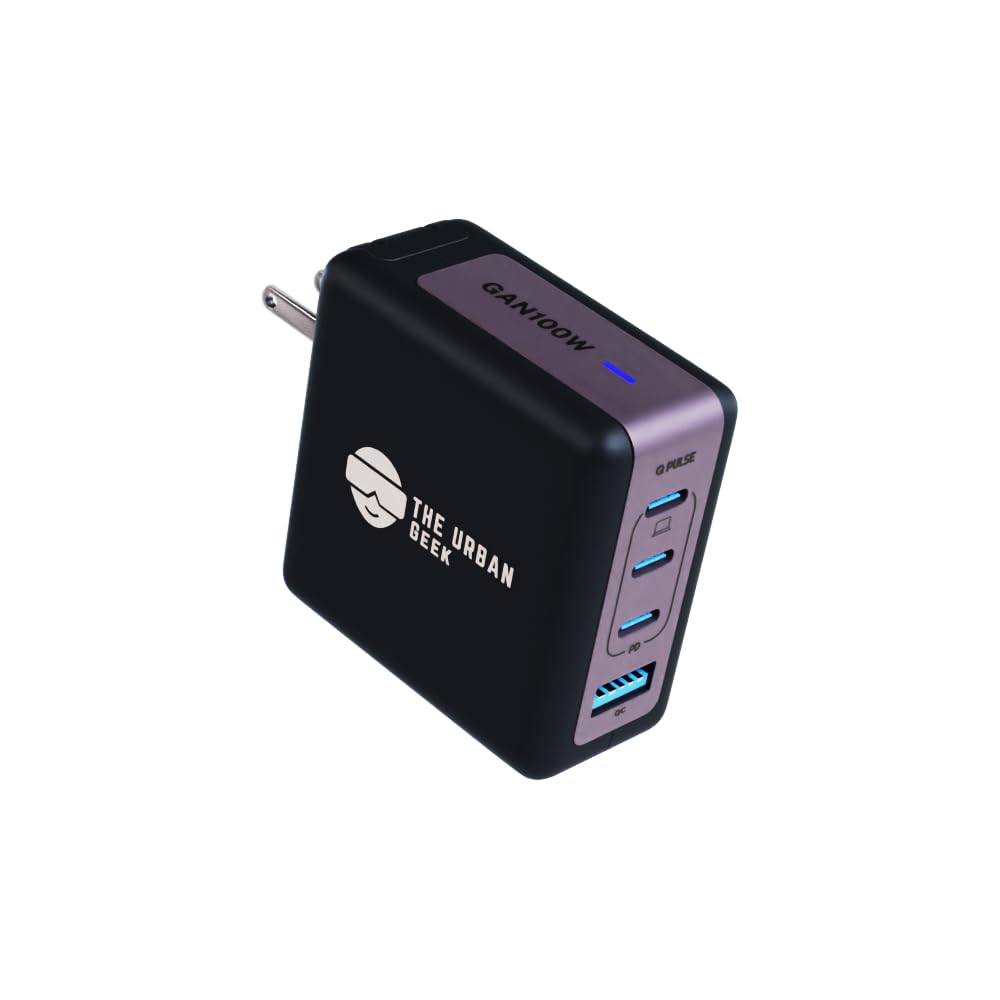 100W USB C Fast Charger Block - GaN III Multi-Port Type C Charger for MacBook Pro, iPad, iPhone, Samsung Galaxy - Compact & Powerful Desktop Charging Station | Perfect for Home, Office & Travel