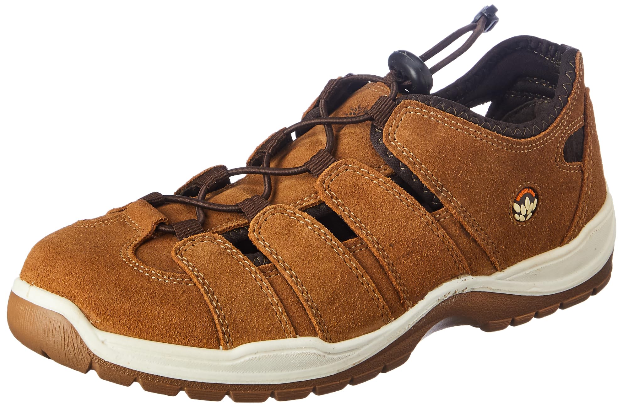 Woodland Men's Genuine Leather Comfortable Outdoor Sandals - Perfect for Hiking, Beach & Summer Walking