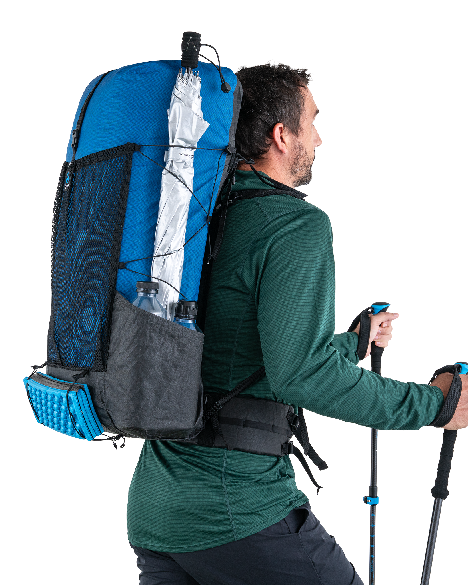 Arc Haul Ultra 60L Backpack - Lightweight Hiking Backpack for Men & Women - Water-Resistant Travel Backpack with Adjustable Straps - Perfect for Camping, Trekking, and Outdoor Adventures