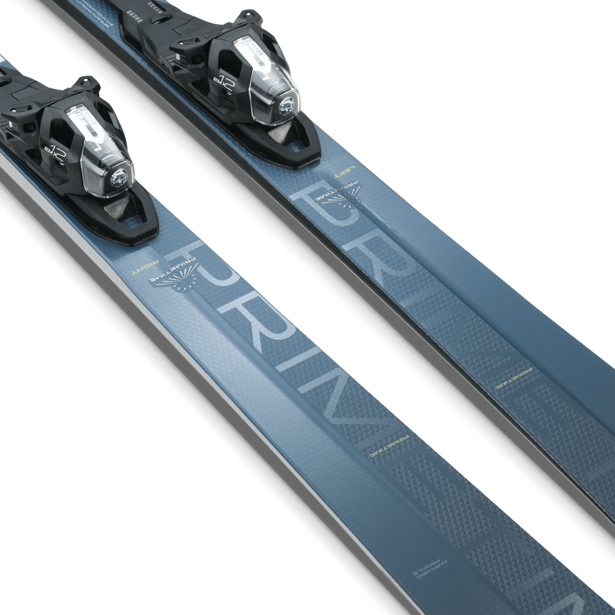Elan PRIMETIME 44+ PS Ski with ELX 11.0 DB331623 Bindings 2025 - Perfect for All-Mountain Skiing and Freeride Adventures