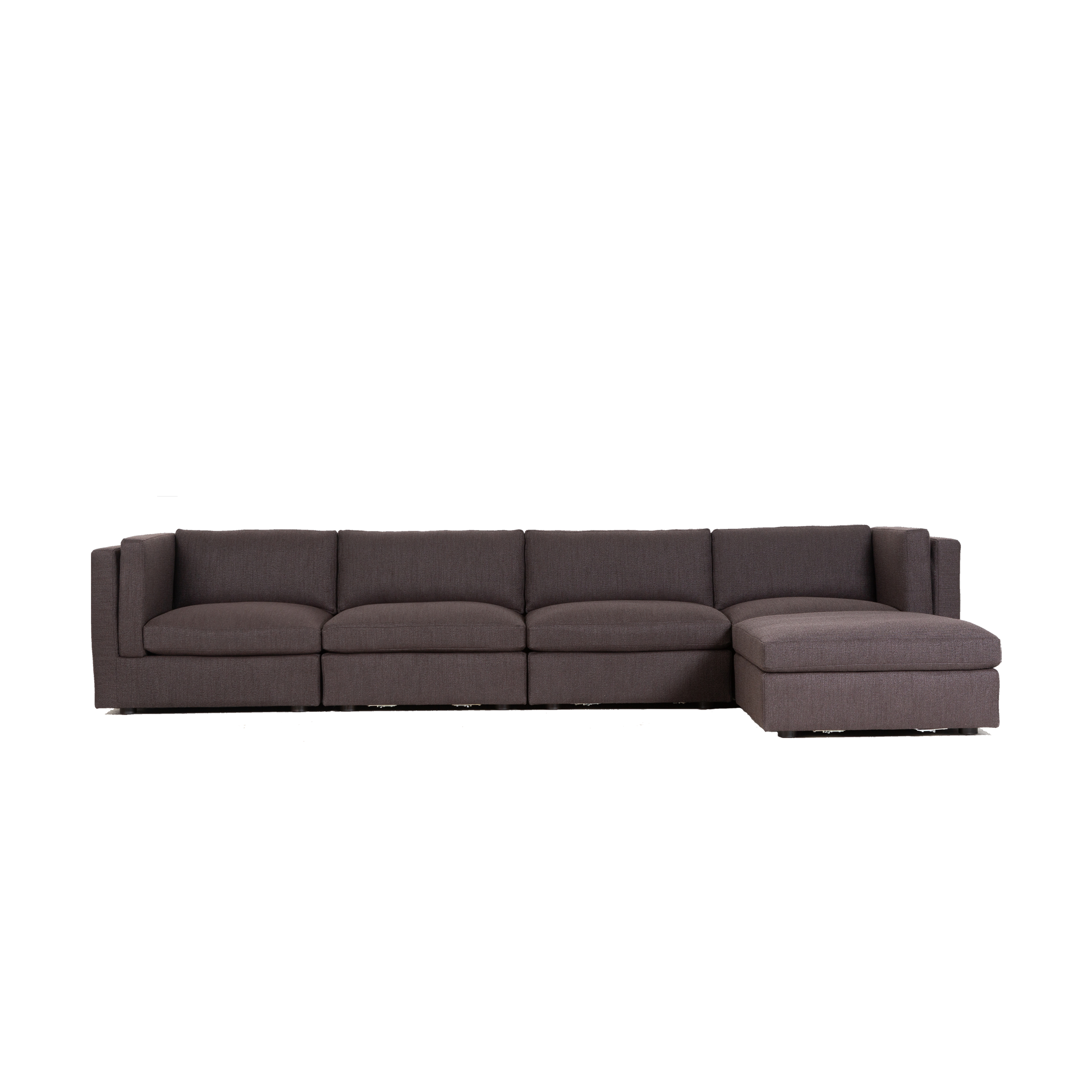 Kore Soft Arm Modular Sectional Sofa - Modern L-Shaped Couch for Living Room, Home Theater & Lounge Areas - Comfortable and Stylish Furniture for Family Gatherings & Relaxation