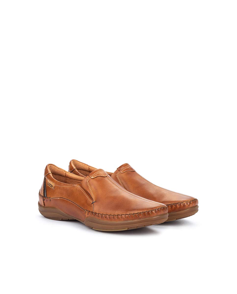 PIKOLINOS Men's San Telmo Leather Loafers - Comfortable & Stylish Slip-On Shoes for Casual Wear, Office & Travel