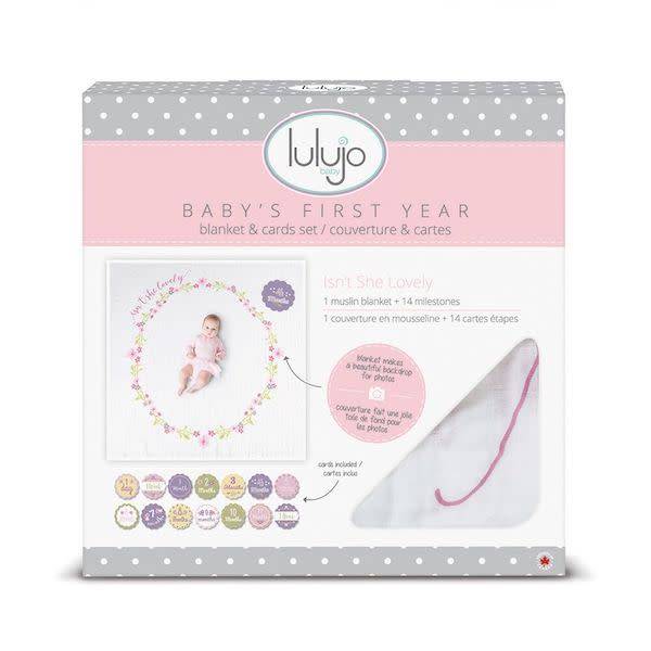 Lulujo Baby's First Year Milestone Photo Set - 