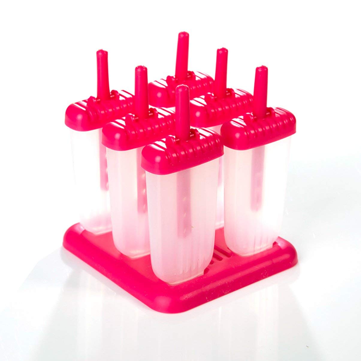 Karlken 12-Piece Silicone Ice Cube Tray Set with Handle - BPA-Free Frozen Ice Molds for Popsicles, Cocktails & DIY Ice Cream - Perfect for Kitchen, Party & Summer Drinks
