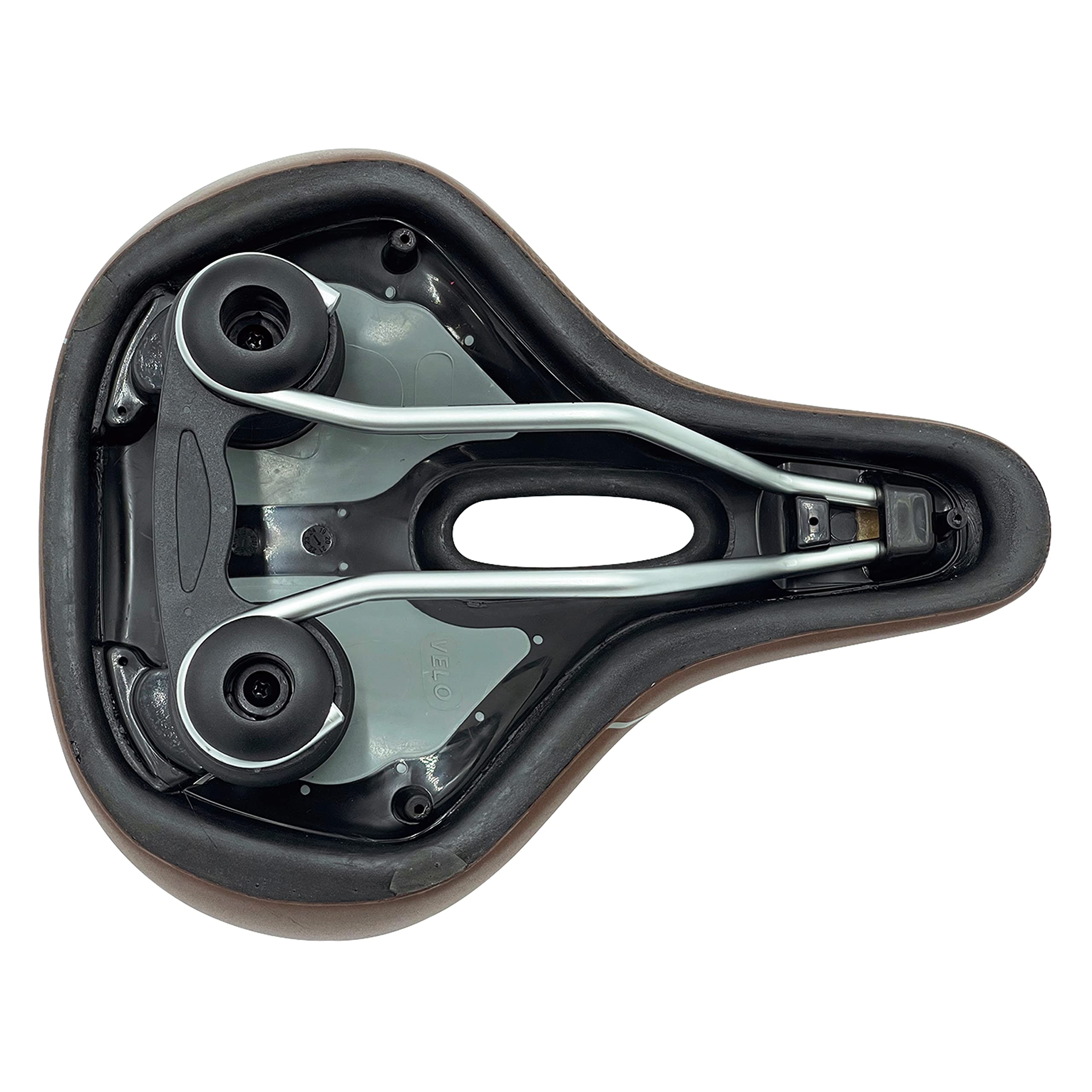 Voam VL-6103E Comfortable Brown Bicycle Saddle - Ergonomic Bike Seat for Road, Mountain & Commuter Bikes - Perfect for Cycling, Exercise & Outdoor Adventures