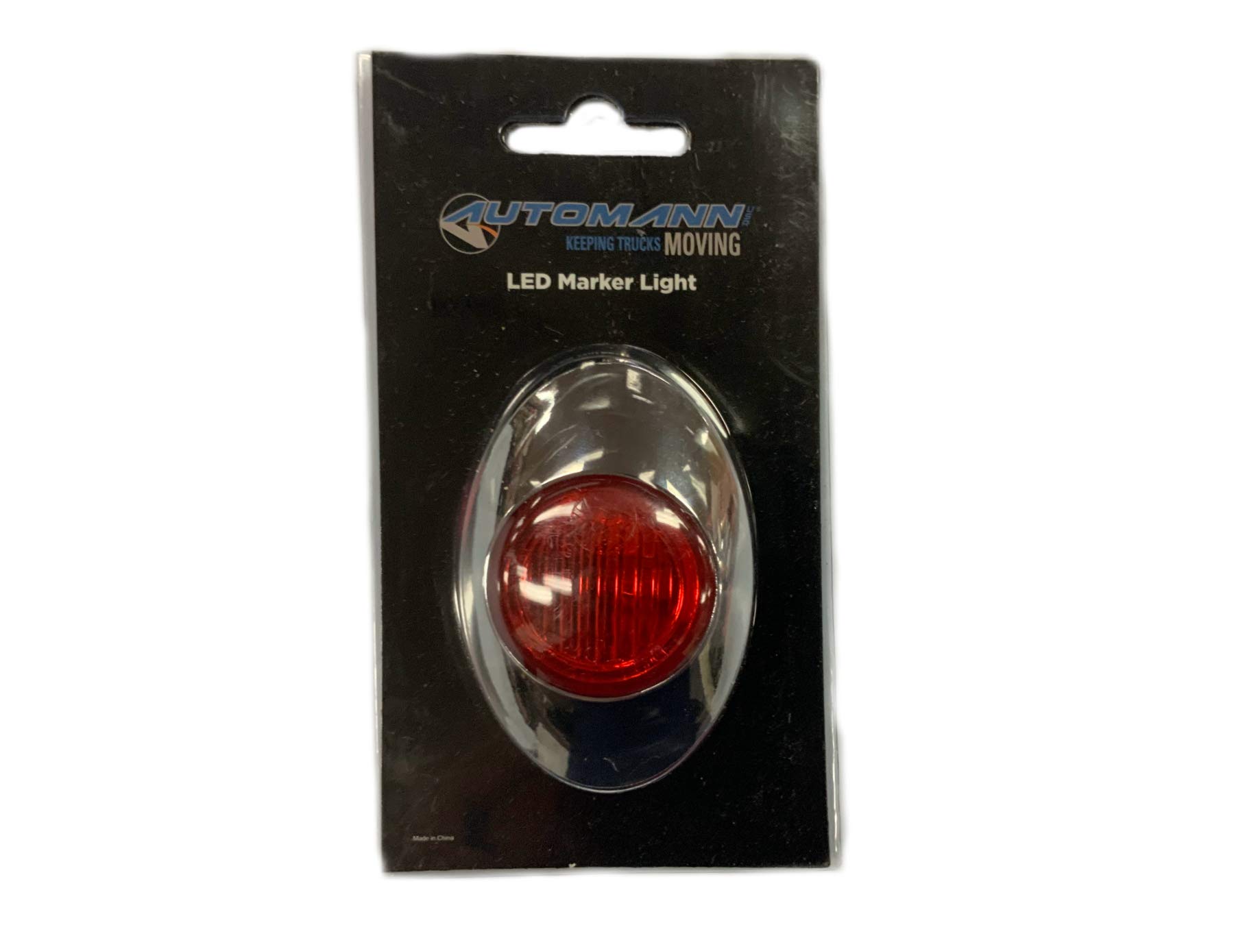 2in x 3in Red LED Marker Light - Waterproof, Durable Truck Trailer Marker Lamp for Semi Trucks, Trailers, Boats & RVs - DOT Compliant Safety Light