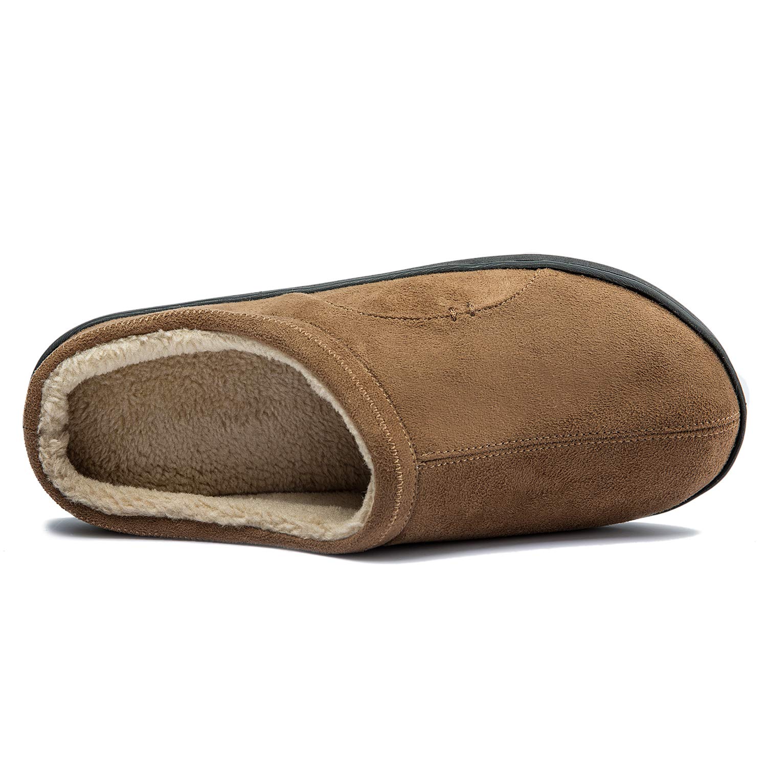 Josaywin Men's Memory Foam Slippers - Soft Plush Fleece Lining Indoor/Outdoor House Shoes for Comfort & Support - Perfect for Home, Lounge, and Backyard Relaxation