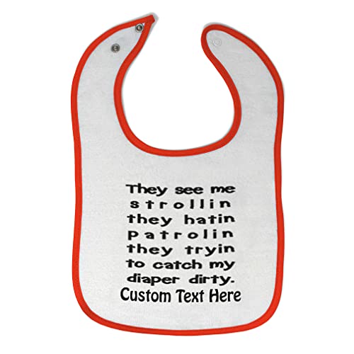 Funny Custom Baby Bibs & Burp Cloths - 