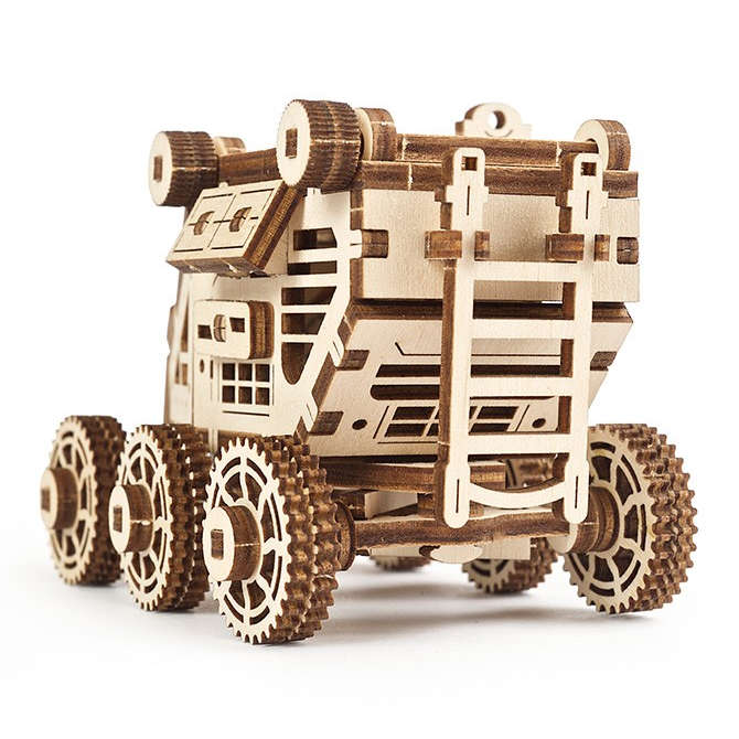 UGears Mars Buggy 3D Wooden Model Kit - DIY Mechanical Science Toy for Adults & Teens - Perfect for STEM Education, Home Decor & Gift Giving
