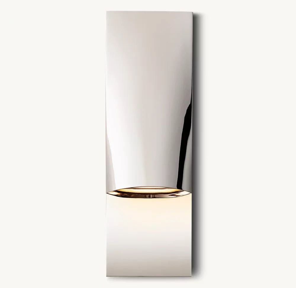 Modern Vertical Rectangular Wall Sconce - Sleek LED Light Fixture for Bedroom, Living Room & Hallway - Dimmable Indoor Lighting with Adjustable Arms - Perfect for Home Decor & Ambient Lighting