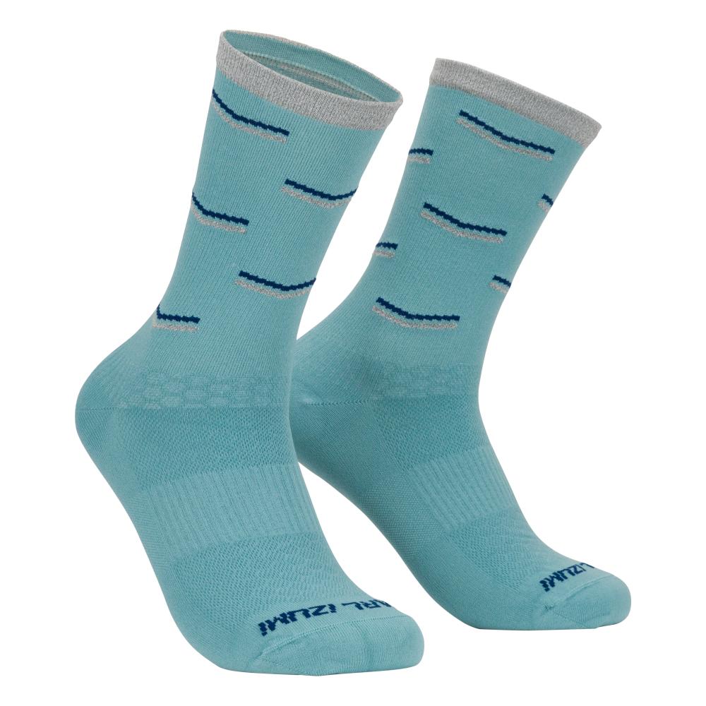 High Visibility Reflective Running Socks - 3M Reflective Stripe for Night Jogging & Cycling - Safety Athletic Socks for Men & Women - Perfect for Outdoor Activities, Marathon Training & Nighttime Workouts