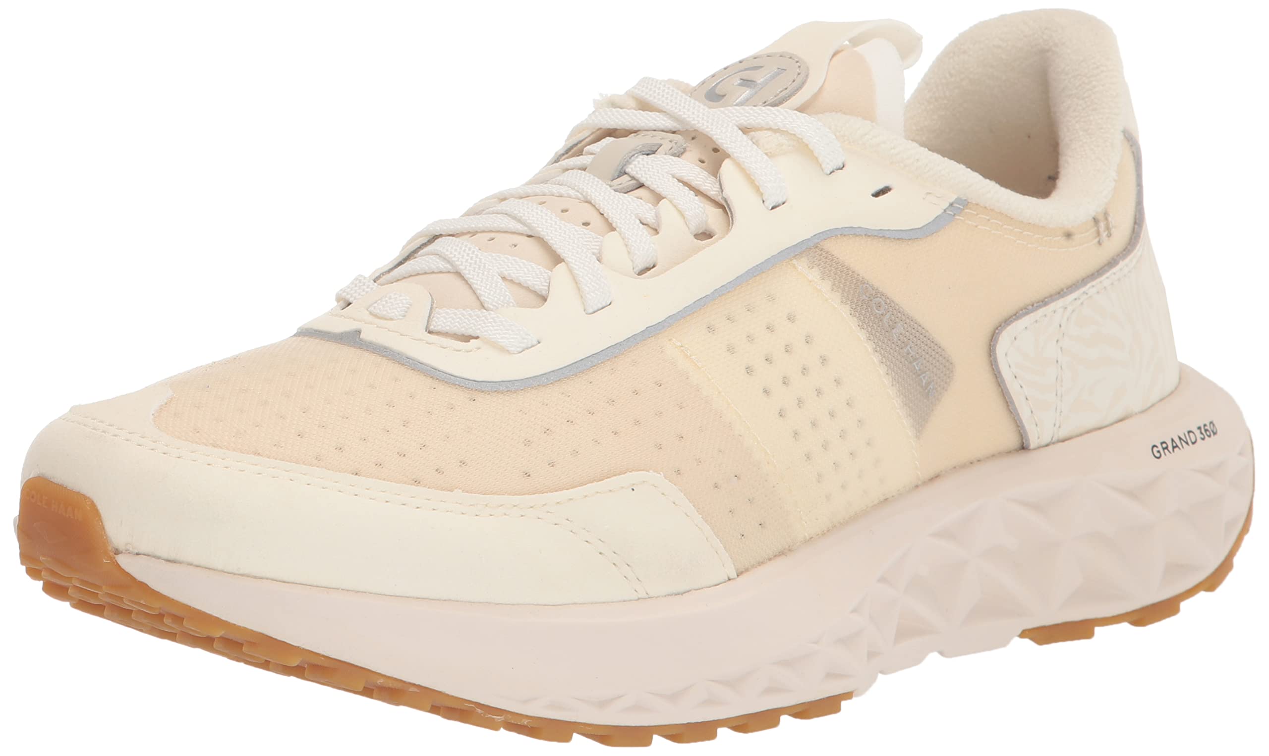 Cole Haan Zero Grand Outpace Runner Women's Sneakers - White Size 40 EU | Lightweight Comfortable Walking Shoes for Work, Travel & Everyday Wear