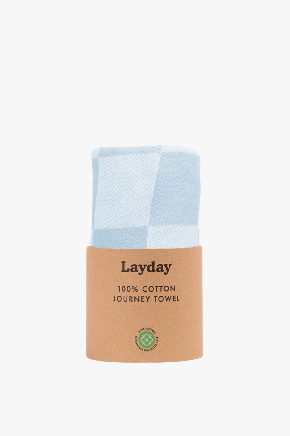 Premium Cove Sky Check Cotton Beach Towel - Soft, Absorbent & Quick-Drying - Perfect for Pool, Beach, Vacation & Outdoor Activities