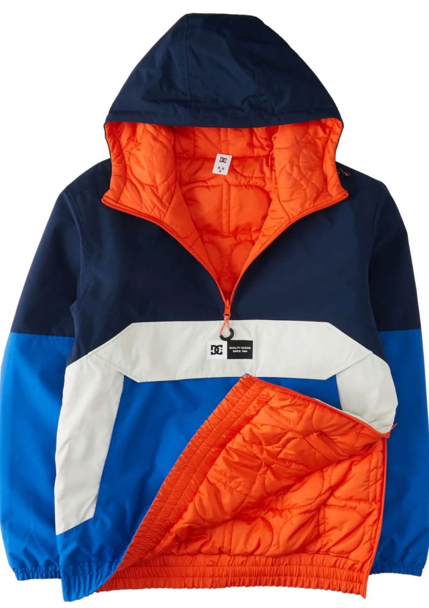 DC Nexus Reversible Anorak Jacket for Men & Women 2024 - Lightweight Waterproof Windbreaker for Hiking, Camping & Outdoor Activities