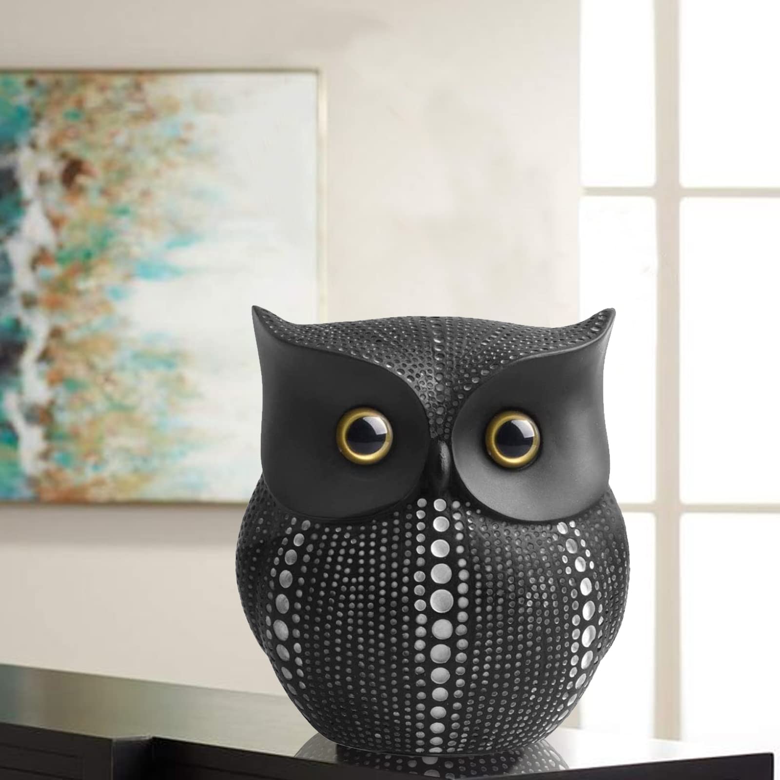 Owl Decorations for Home - Handmade Owl Ornaments for Christmas Tree, Living Room, Bookshelf, TV Stand, Laundry & Kitchen - Perfect for Holiday Decor, Housewarming Gifts & Cozy Home Accents
