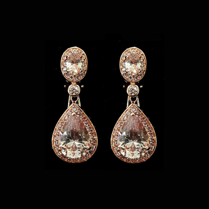 Elegant Bridal Earrings | Bond St by Stephanie Browne | Perfect for Weddings, Prom & Formal Events