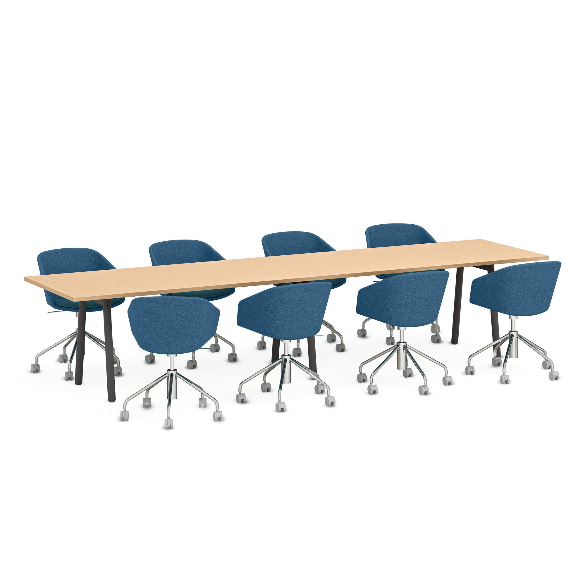 Premium Series A Conference Table - Modern Office Meeting Table for Boardrooms & Executive Meetings - Ideal for Corporate Offices, Business Meetings & Professional Workspaces