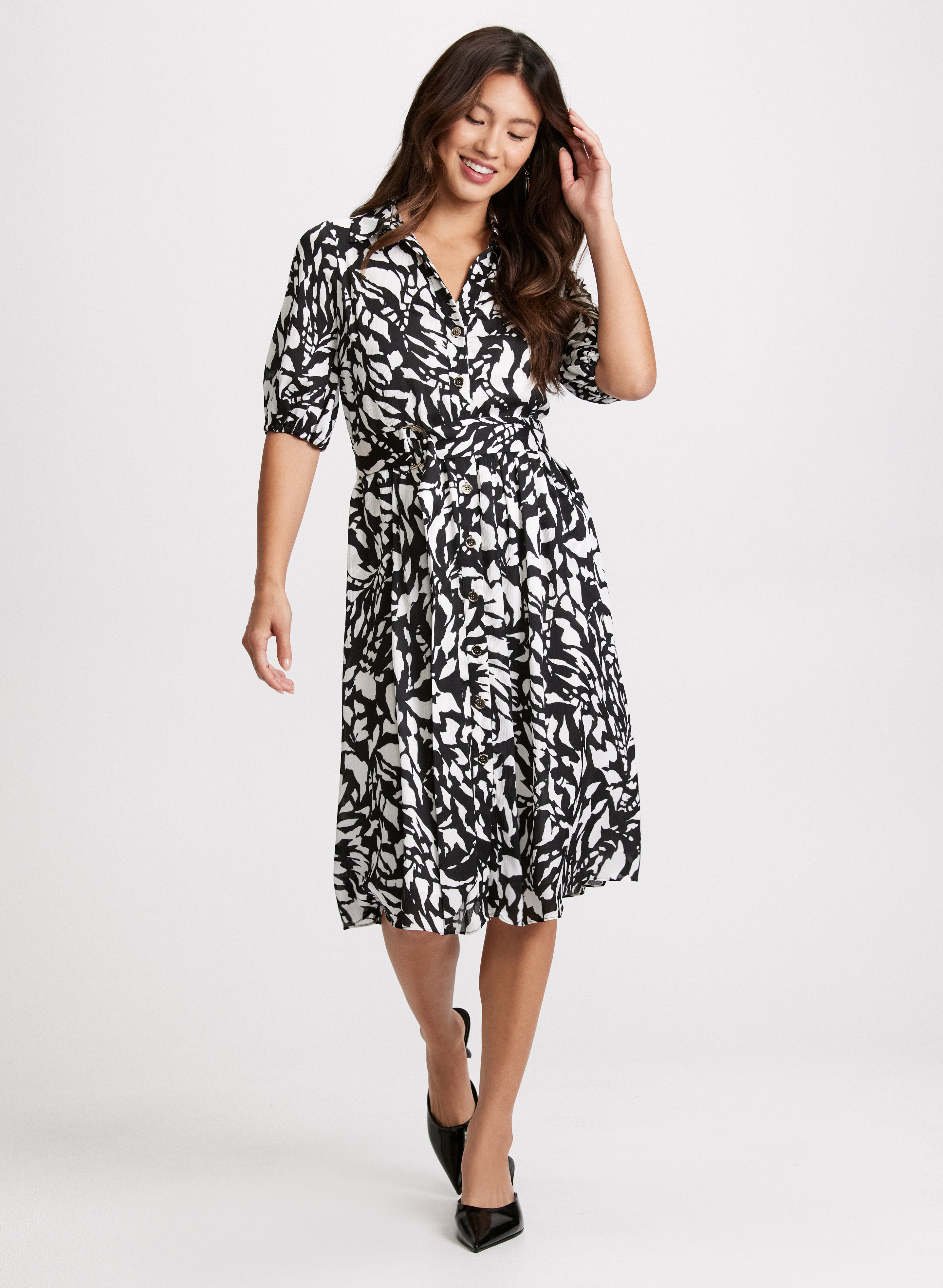 Stylish Abstract Animal Print Dress for Women - Trendy Floral & Leopard Pattern Maxi Dress - Perfect for Casual Outings, Parties & Summer Vacations
