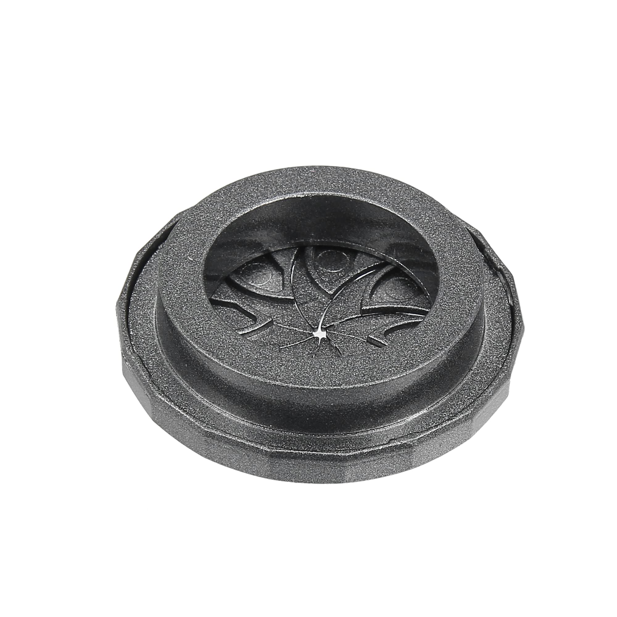X AUTOHAUX Universal Car Push Start Button Cover - Anti-Scratch Spin Ignition Protective Cap with Titanium Tone Finish | Perfect for Keyless Entry Vehicles, Car Interior Protection & Stylish Decoration