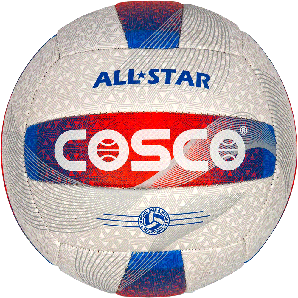 Cosco All Star Volleyball - Official Size for Indoor & Outdoor Games - Perfect for Beach, Court, and Backyard Play