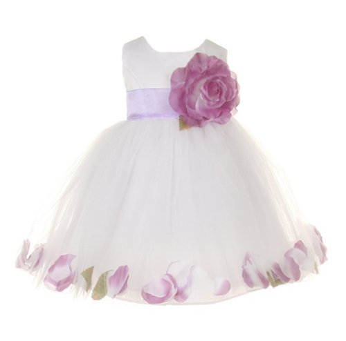 White With Lilac Sash, Flower & Petals