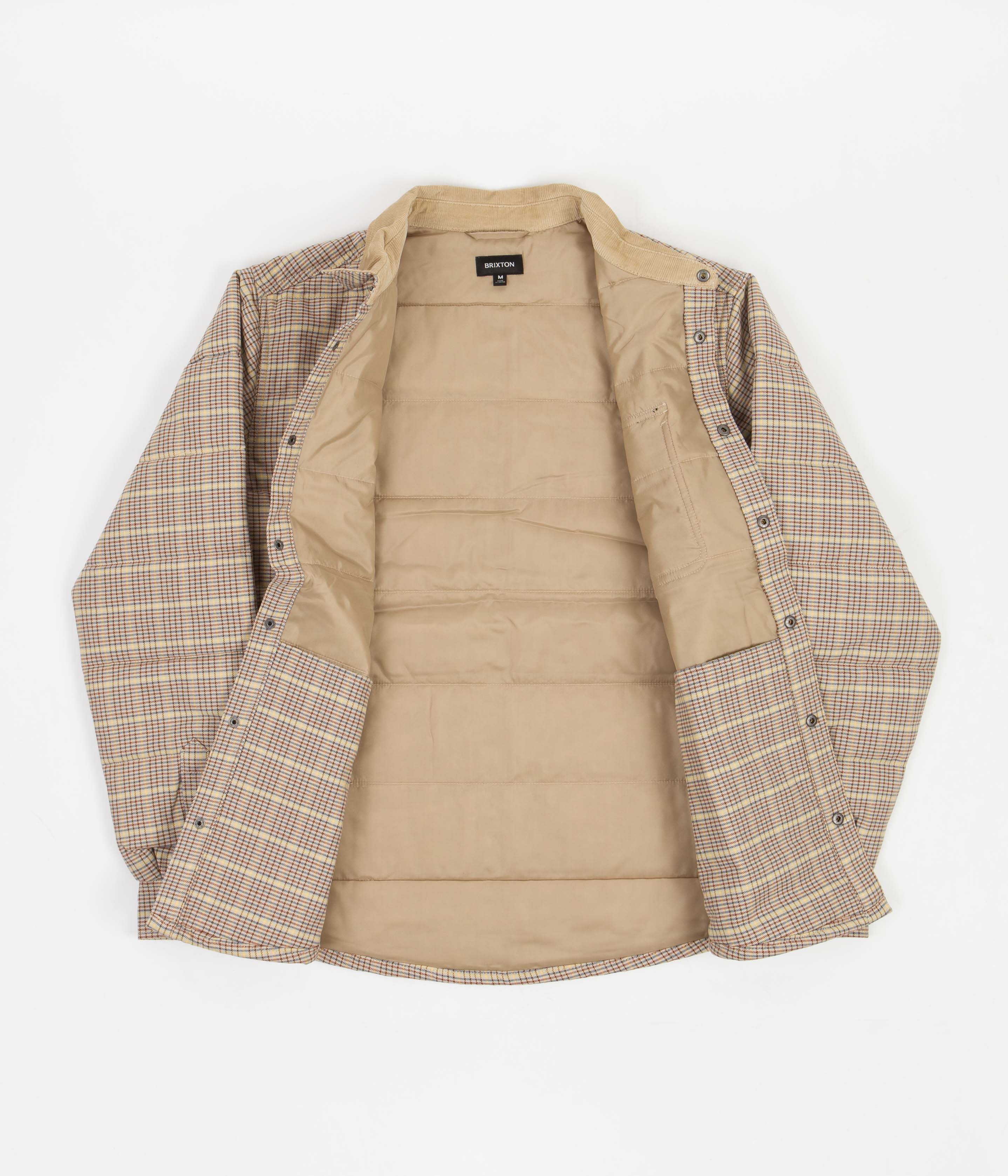 Brixton Cass Jacket - Men's Stylish Plaid Outerwear for Fall & Winter | Perfect for Casual Outings and Outdoor Adventures