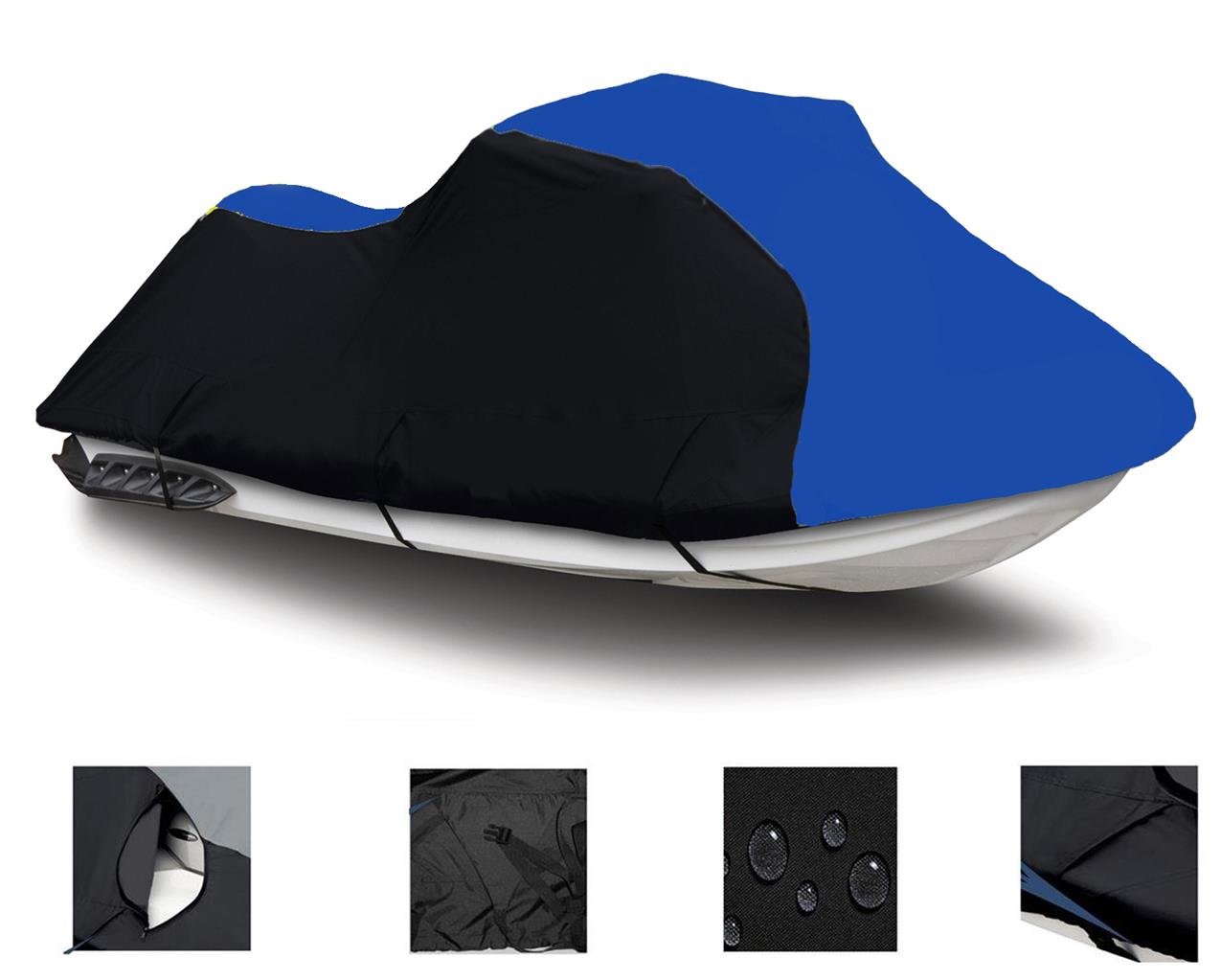 Premium Semi-Custom Jet Ski Cover for PWC up to 112