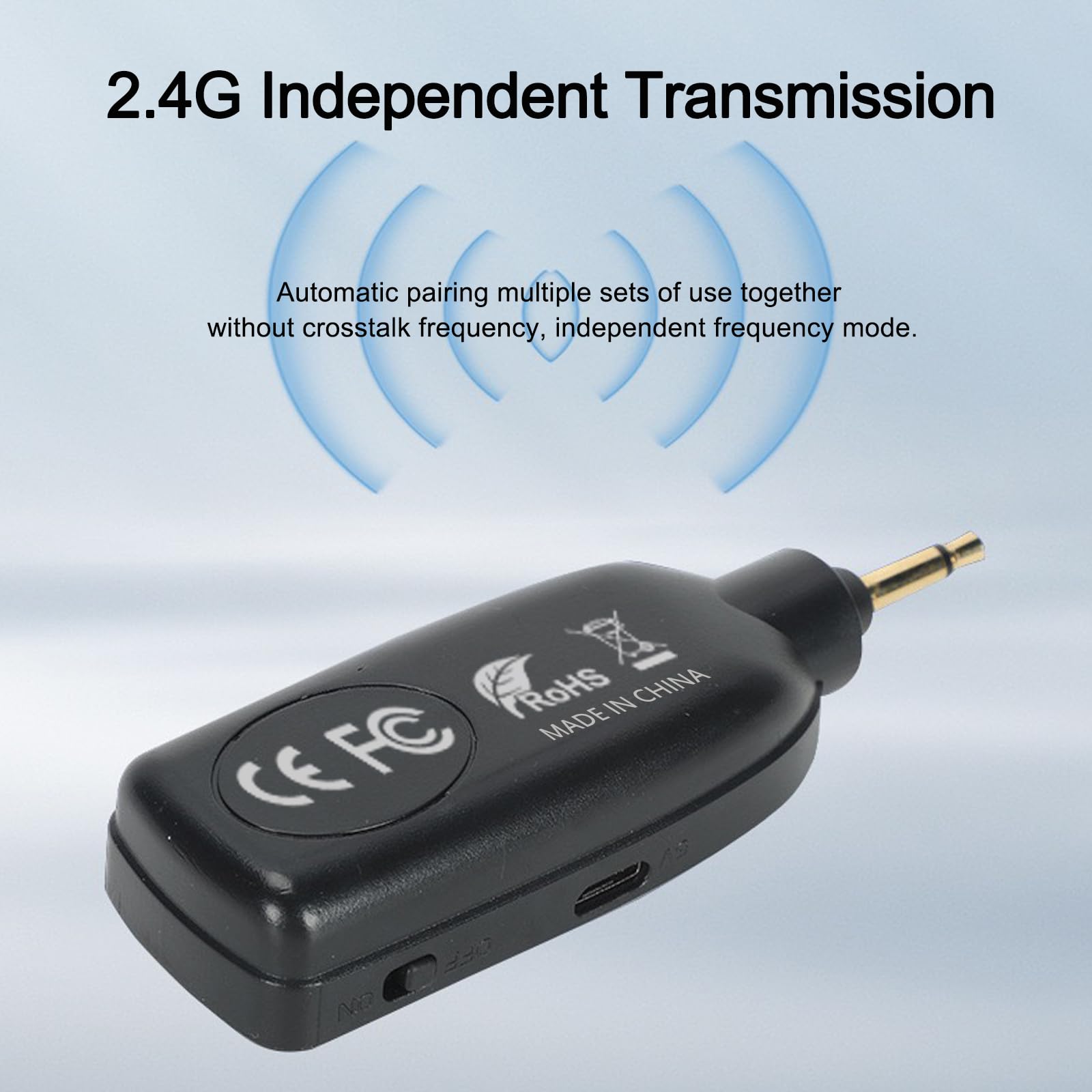 2.4G Dual Wireless Microphone Headset with UHF Handheld Mic - 165FT Range, 3.5mm & 6.35mm Jacks - Perfect for Karaoke, Teaching, Fitness, Yoga, PA Systems, Amplifiers & Training - Ideal for Home Studios, Gyms, Classrooms & Live Performances (Black)