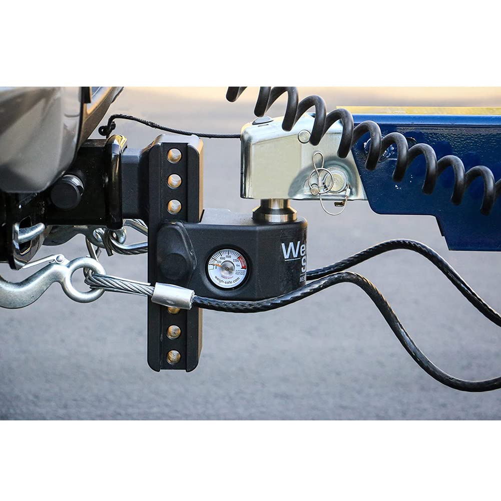 Weigh Safe Adjustable Trailer Hitch Ball Mount - 6
