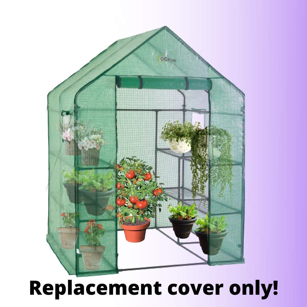 Ogrow PE Greenhouse Cloche Replacement Cover - Durable Plant Protection for Seedlings & Small Plants - Perfect for Garden, Balcony & Indoor Plant Care