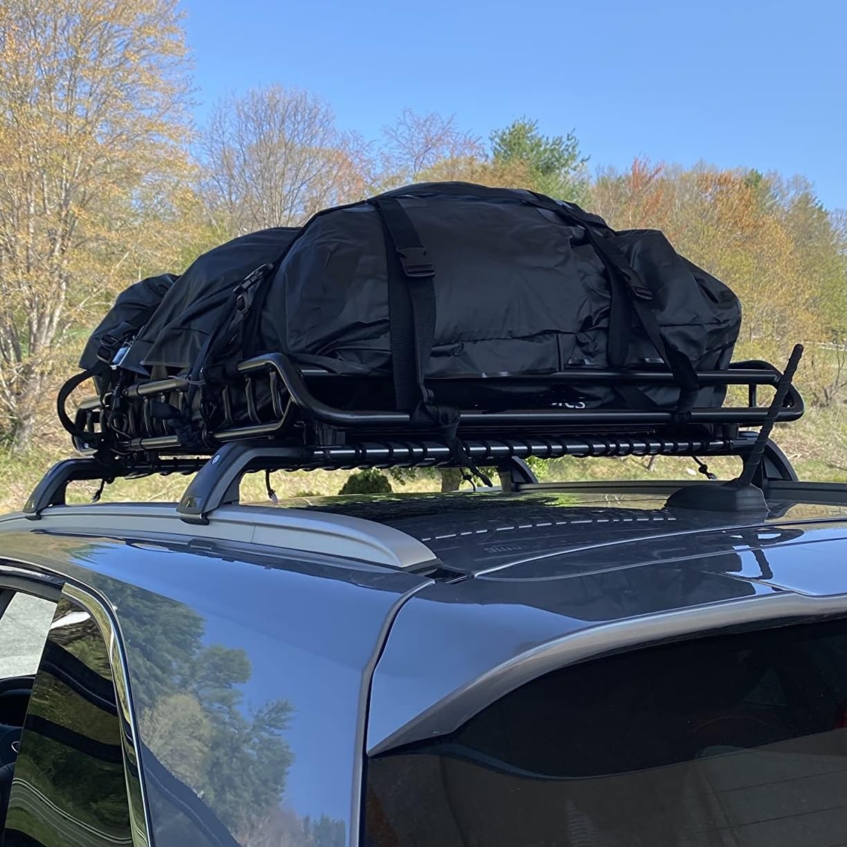 Lockable 165lbs Cargo Roof Rack Cross Bars for Land Rover Range Rover Sport 2014-2022 | Heavy-Duty Luggage Carrier | Perfect for Camping, Road Trips & Outdoor Adventures