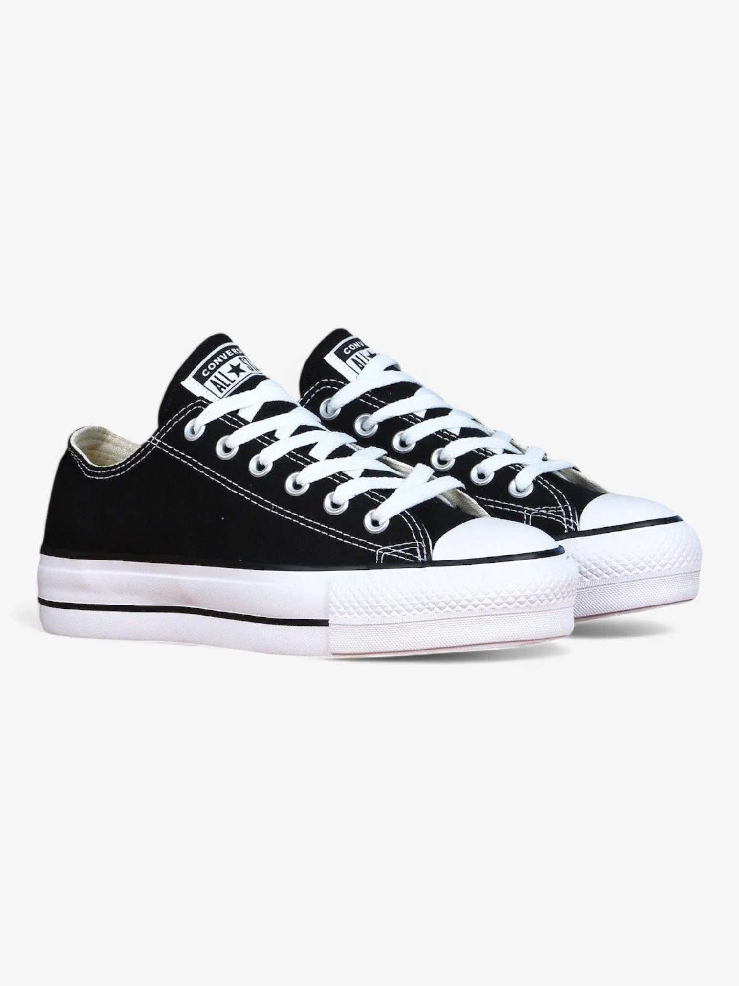 Converse Chuck Taylor Platform Core Black Sneakers for Women & Men - Stylish & Comfortable for Casual Wear, Street Fashion & Everyday Outfits